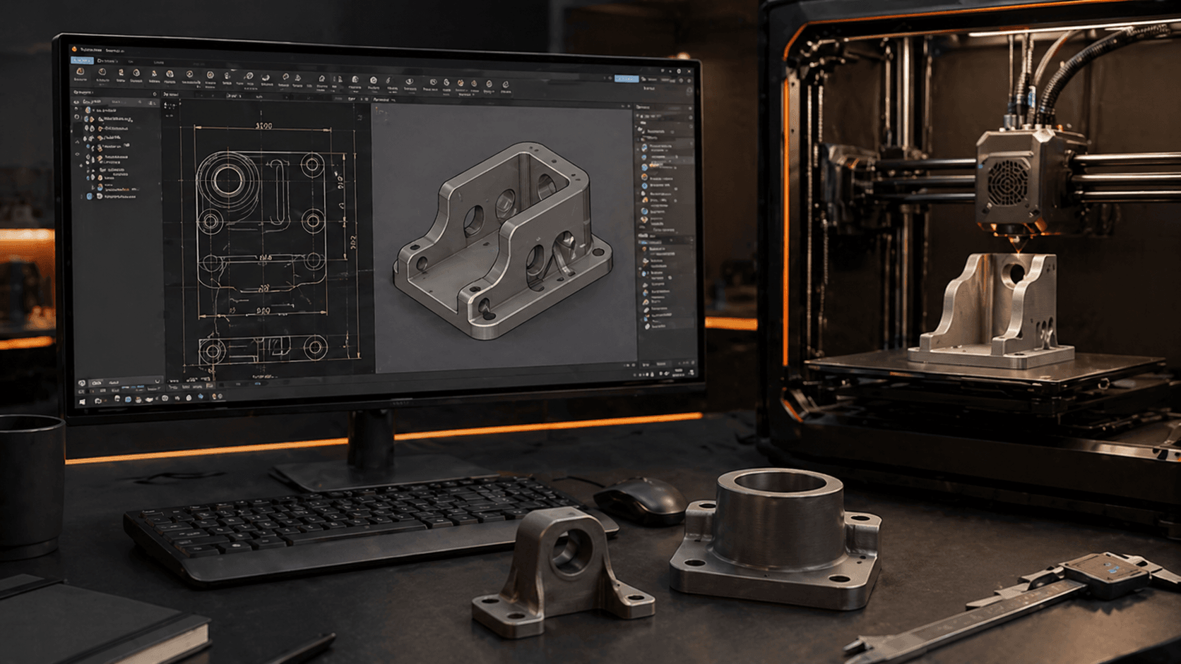 Comandă personalizată — exemplu de proiect realizat de 3DPrintable